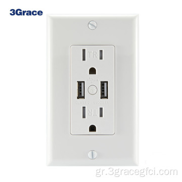 3.6A USB Wall Outlet υποδοχή με WiFi